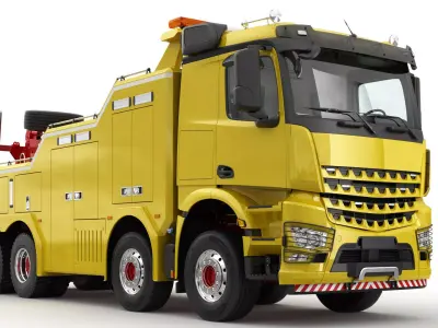 Tow Truck Europe 8X4 3D model