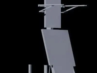 Standing Wheel Chair 3D model