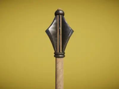 Real World - Medieval Maces Low-poly 3D model