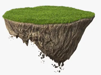 Floating Island 3D model shop