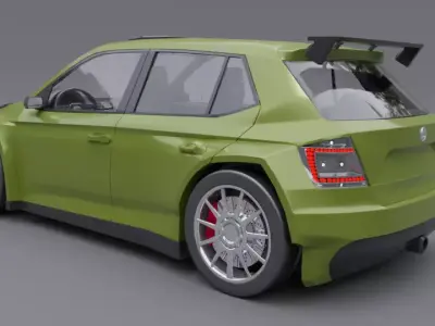 skoda r5 3D model