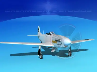 P-51 Mustang Sport BARDAHL 3D model