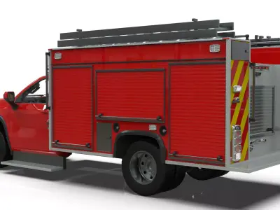 SILVERADO 2027 FIRE TRUCK 3D model