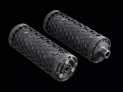 Sig Sauer SURG556 Suppressor Low-poly 3D model