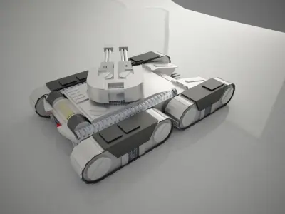 BEAM TANK  Low-poly 3D model