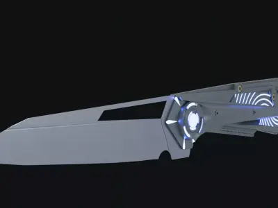 FREE Sci-Fi Knife Free 3D model