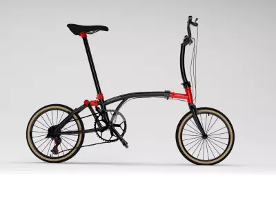Brompton CHPT3 Special Edition Bike Low-poly 3D model