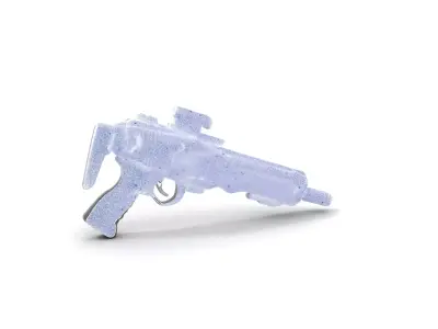 Futuristic Pulse Rifle model pack Low-poly 3D model