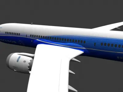 Boeing 787 3D model purchase