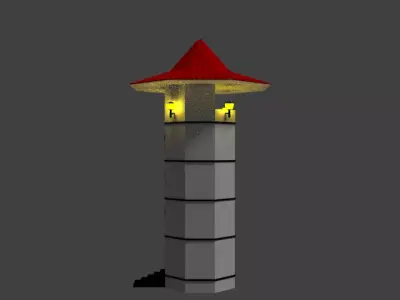 Watch Tower 3D model
