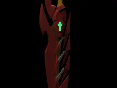 Pyras Aegis Sword Xenoblade Free 3D model