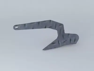 Delta anchor 4 kg 3D model
