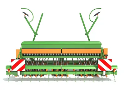 Seed Drill Seeder 3D model
