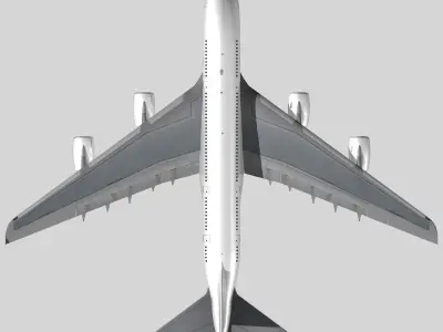 Airbus A-380 Generic livery 3D model