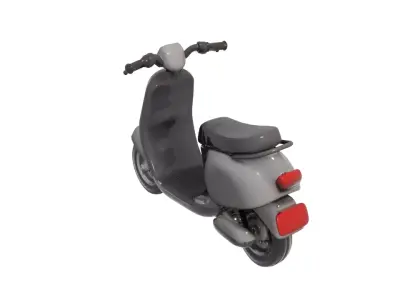 Electric Scooter Low-poly 3D model buy