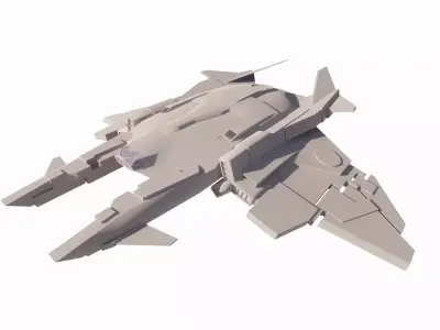 Spaceship-spacecraft-39 3D model