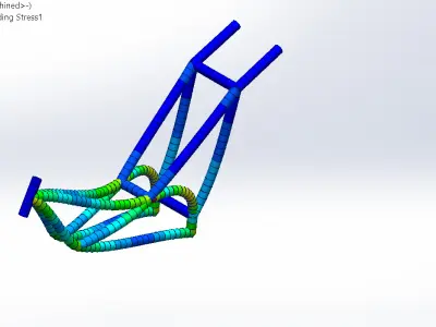 Motorcycle Frame 3D model
