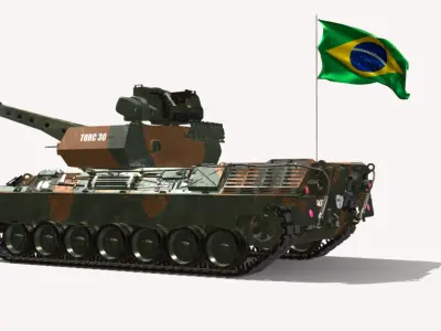 LEOPARDO 1 A5 TORC30BR Low-poly 3D model