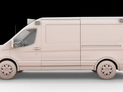 Transit 2014 medic 3D model