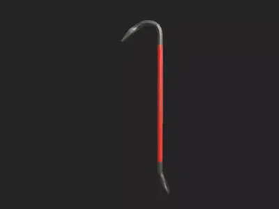 Crowbar 3D Model 001 Low-poly 3D model