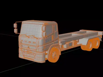 Mitsubishi Fuso Super Great FV51J Cab 3D model