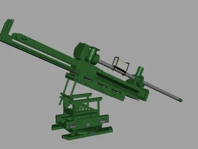 LM 75 Drill Rig 3D Model 3D model