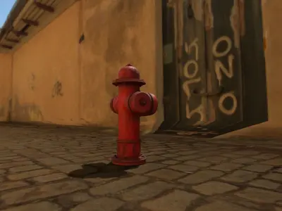 3D Hydrant Free 3D model
