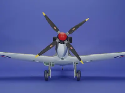 Supermarine Spitfire 3D model get