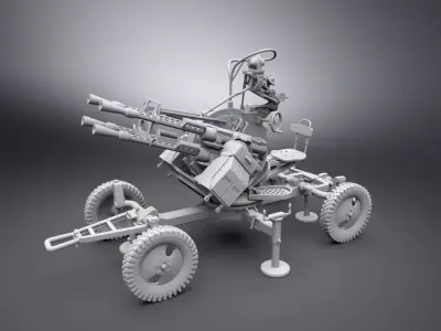 ZPU 4 Scale model 3D print model