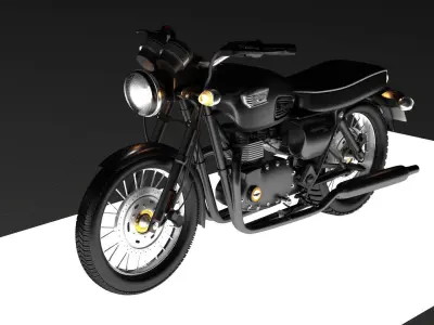Triumph motorcycle 3D model