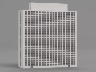 Paper Skyscraper V10 Low-poly 3D model