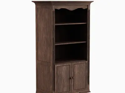 Antique Cupboard 05 Low-poly 3D model