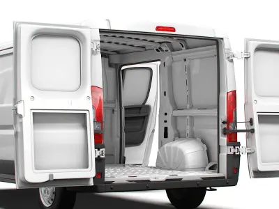 Peugeot Boxer Van L1H1 HQ Interior 2023 3D model