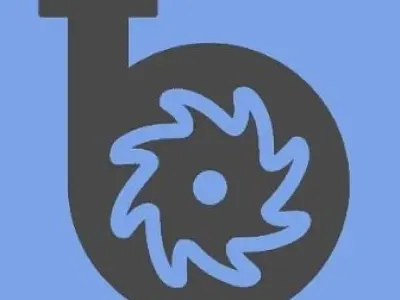 Industrial Centrifugal Pump 3D model