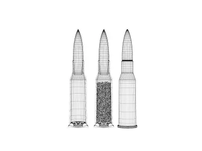 Structure of bullet  3D model