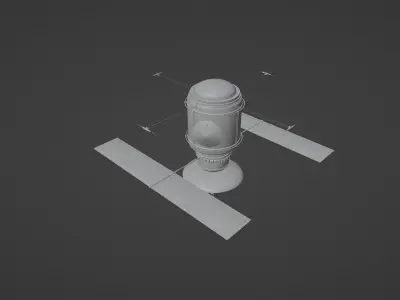 Nasa Satellite - Realistic 3D model of a satellite 3D model