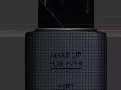 Cosmetic bottles Free 3D model