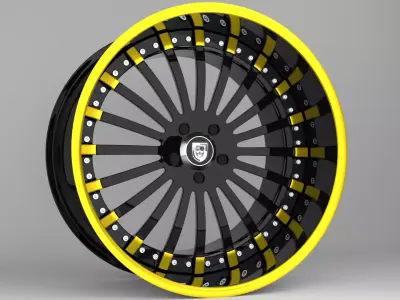 Lexani Forged LF-714 Wheels 3D model