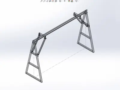 Portable Crane Truss 3D Model Free Download in Multiple Formats Free low-poly 3D model