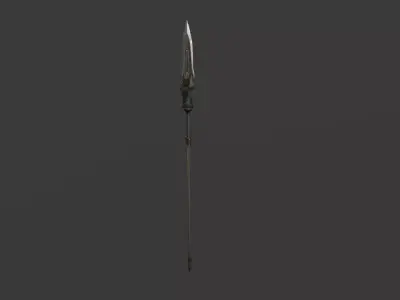 Spear 07 Low-poly 3D model purchase