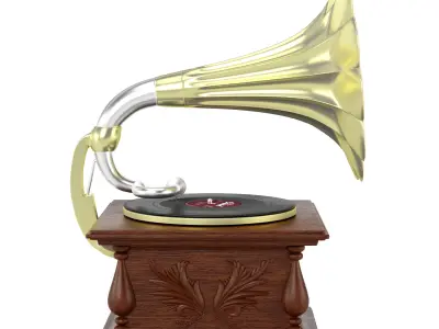 Grammafon gramophone 3D model