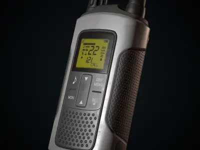 Walkie Talkie Radio Low-poly 3D model