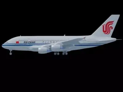 Air China Airbus  3D model