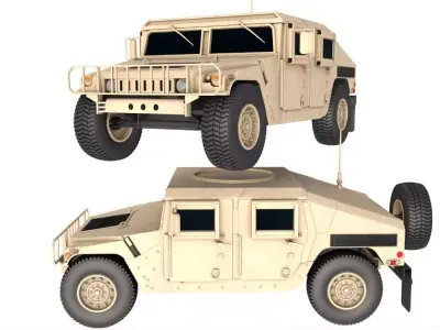 humvee m1151 3D model