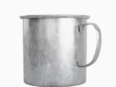 Steel Survival Cup Set  3D model