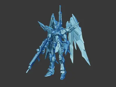 Gundam Strike Freedom 3D model