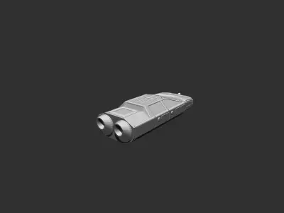 space taxi of the future  3D print model