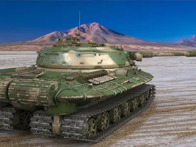 Tank Object 279 Vray 3D model