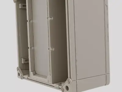 Industrial Electrical Junction Box for 3D print 3D model