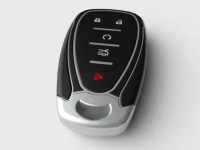 Car Key LP 02 Low-poly 3D model